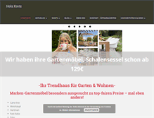 Tablet Screenshot of holz-kretz.de